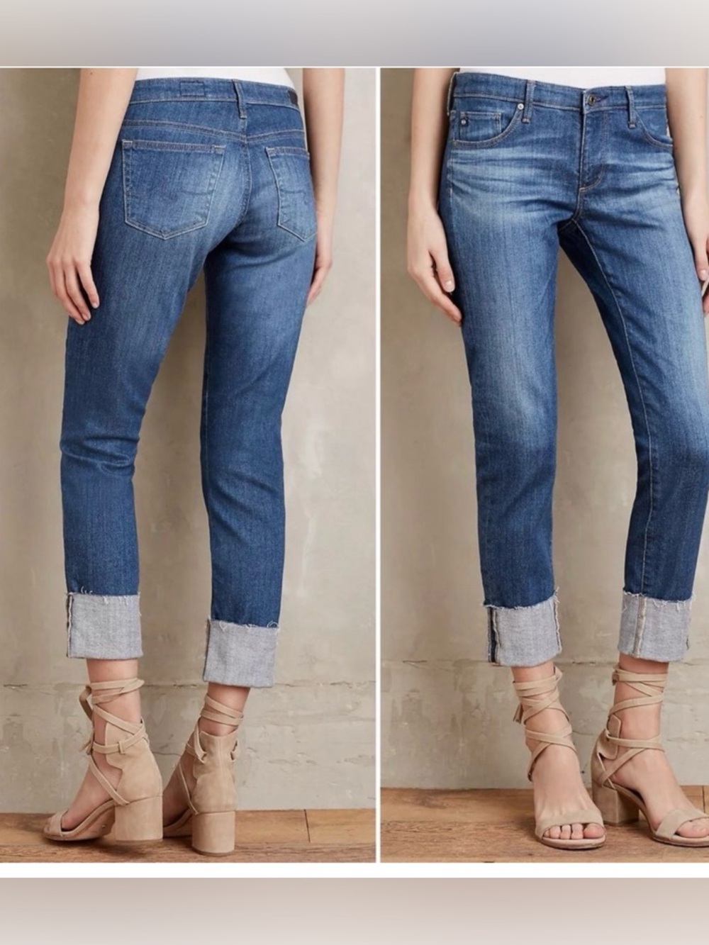 AG Jeans the Stevie straight cuff size 27 inseam 27”